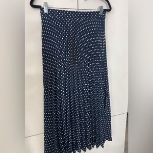 Max Edition Dark Blue Dress with White Dots